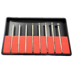 OCCASION VENDU- LOT DE 8 FRAISES DIAMANTEES DE 1.3 A 5MM