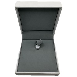 DESTOCKAGE - ECRIN BLANC 8.6x9.2x3.3CM INTERIEUR GRIS