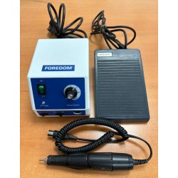 OCCASION - MICROMOTEUR FOREDOM MODELE HP4-917 AVEC PEDALE HP4-960 ET PIECE A MAIN MH-170