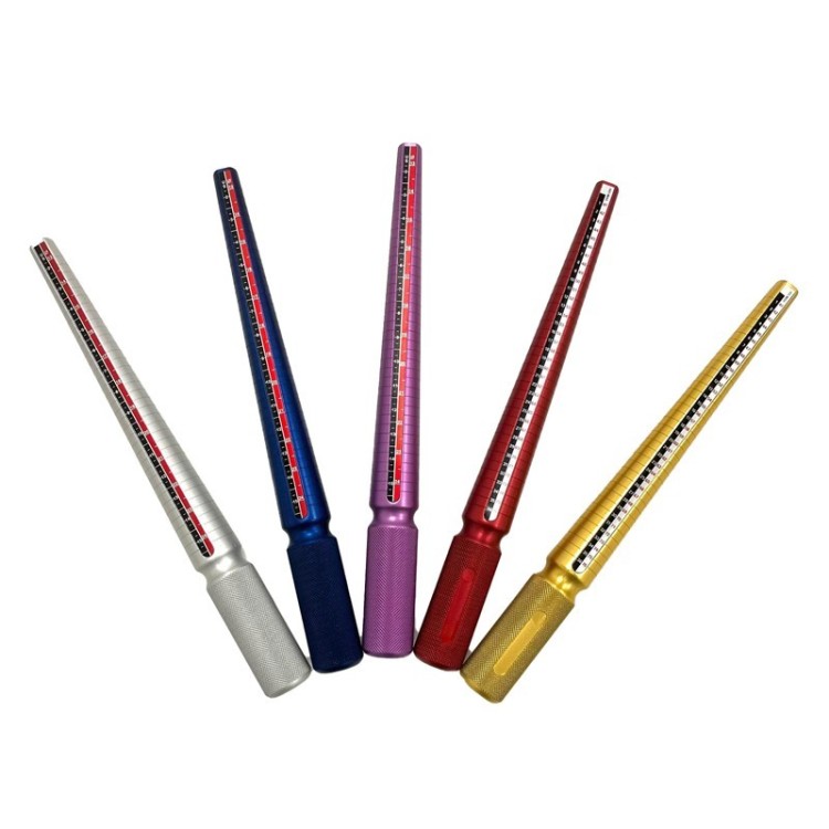 Triboulet métrique pour bague en aluminium - couleur au choix.