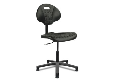 Chaise polyuréthane noir