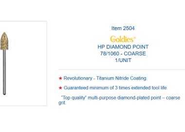 FRAISE DIAMANTEE GOLDIES 2504 COARSE