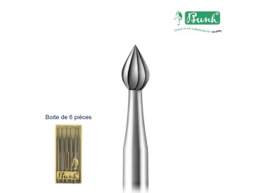 BUSCH - FRAISES ACIER FLAMME (6) 6P 006