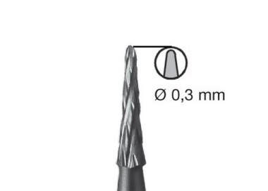 BUSCH - FRAISE CONIQUE CARBURE 23SRX 008 - 1P