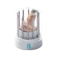 NIQUA - JEU DE 12 PERLOIRS DE 1 A 12 AVEC MANCHE