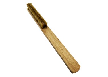 BROSSE D'ETABLI SOIE BLANCHE 4 RGS L220MM