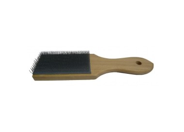 BROSSE A CARDER MANCHE BOIS