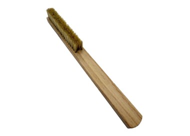 BROSSE A MAIN SOIE BLANCHE 4RGS 22CM