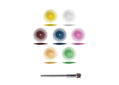 ASSORTIMENT 43 POLISSOIRS SOLEIL KNIFE EDGE DEDECO - G.80 > 1µ