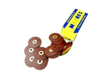 DISQUE ABRASIF MOORE CENTRE METAL Ø22mm G.FIN (50pcs)