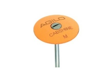 LENTILLE CABSHINE Ø22MM GRAIN MOYEN - POLISSAGE DES PIERRES DURES ET OUTILS