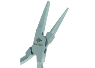 PINCE BECS PLAT/ROND 140mm TOUT INOX