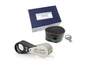 LOUPE LED + UV 10X ACHROMATIQUE APLANETIQUE