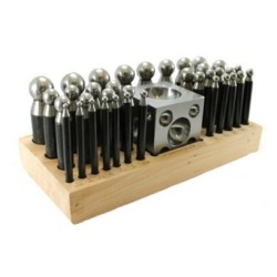 SET / BOUTEROLLES JEU DE 36 + DE A EMBOUTIR 60x60