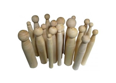 GRANDES BOUTEROLLES BOIS JEU DE 20 (6 A 25)