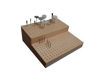 SUPPORT BOIS POUR FRAISES 2 ETAGES