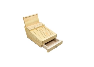 SUPPORT BOIS POUR FRAISES AVEC TIROIR