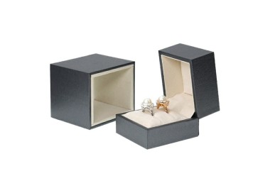 ECRIN ALLIANCES GRIS METALISE INTERIEUR NOIR -  DOUBLE BOITE