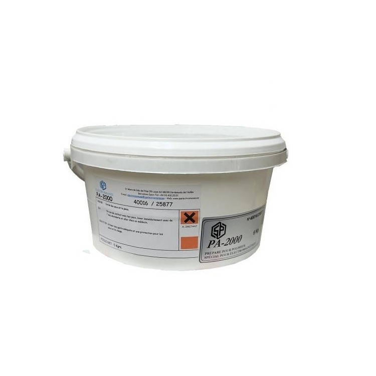 SAVON PA 2000 - POLISSAGE AU TONNEAU MAGNETIQUE (LAIT) - 1KG