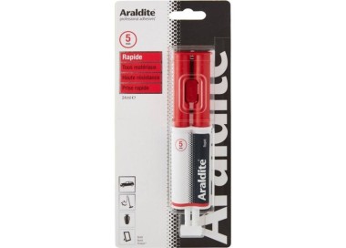 COLLE ARALDITE ROUGE 24ml
