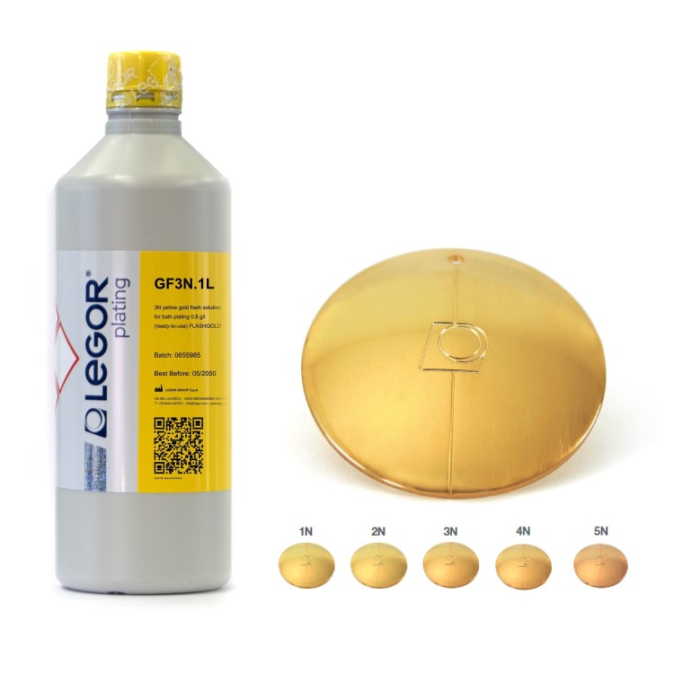 BAIN OR JAUNE FLASH 0.8g/L - LEGOR GF3N (3N)