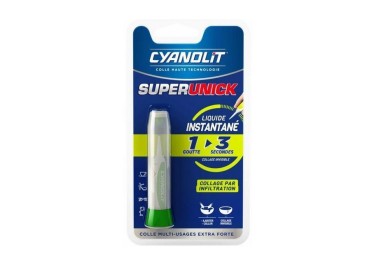 CYANOLIT VERTE 2g - prise 2-5 secondes