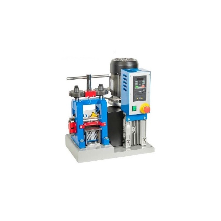 LAMINOIR ELECTRIQUE AVEC VARIATEUR PLAQUE + FILS + ROULETTE - 100MM