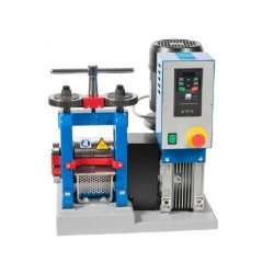 LAMINOIR ELECTRIQUE AVEC VARIATEUR PLAQUE + FILS + ROULETTE - 120MM