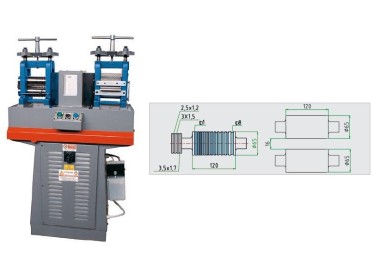 LAMINOIR ELECTRIQUE DOUBLE 120mm SANS VARIATEUR