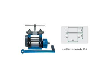LAMINOIR EL120 TOUT PLAQUE REDUCTEUR SANS ROULETTE