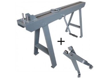Banc à étirer 120 lg utile 60 avec pince grand modèle et triangle