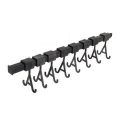 SUPPORT A ULTRASON TUBE - 8 DOUBLE CROCHETS POUR BAGUES - NOIR