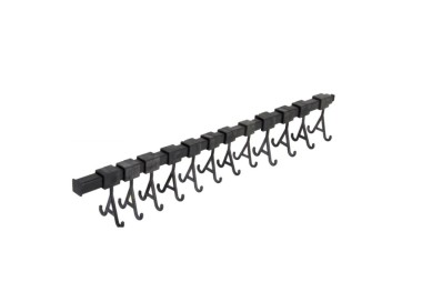 SUPPORT A ULTRASON TUBE - 12 DOUBLE CROCHETS POUR BAGUES - NOIR