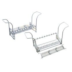 SUPPORT PANIER ET CROCHETS POUR ULTRASON - REVETEMENT PVC