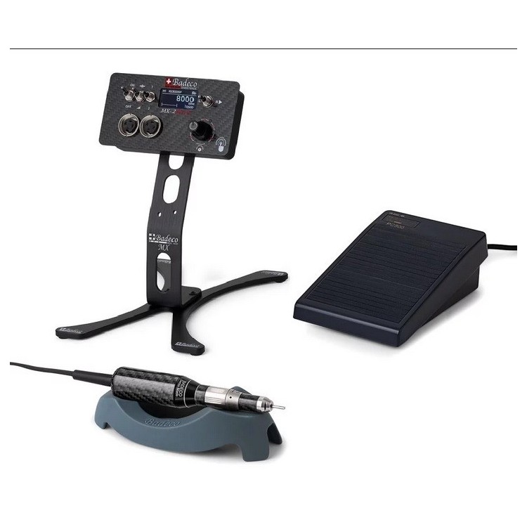 Kit micromoteur BADECO MX-2 Carbone Strong + PHP 465 + Pédale PC800 (rhéostat)