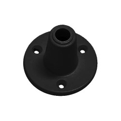 Support à visser pour lampe d'établis led - noir