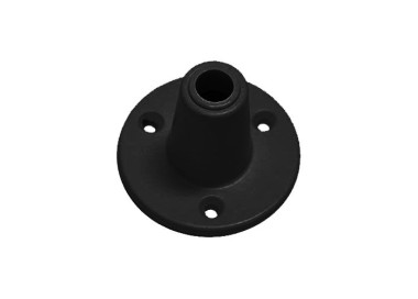 Support à visser pour lampe d'établis led - noir