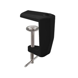Support à étau pour lampe d'établis led - noir