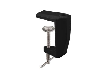 Support à étau pour lampe d'établis led - noir