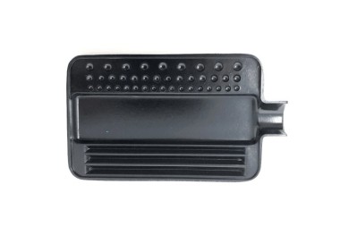 PLATEAU A PIERRES MM NOIR 65 X 100mm RAINURES ET TROUS