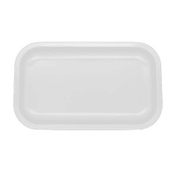 PLATEAU A PIERRES - BLANC - 17X12cm