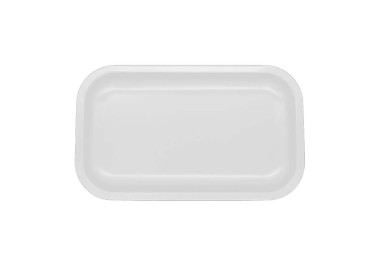 PLATEAU A PIERRES - BLANC - 17X12cm