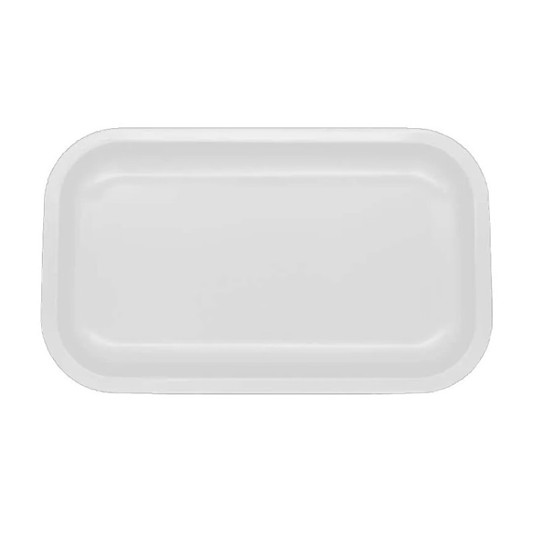 PLATEAU A PIERRES - BLANC - 25x19cm