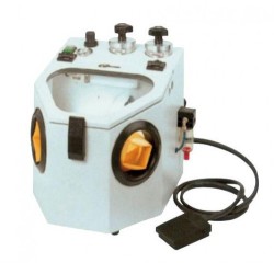 CABINE DE SABLAGE 2 SILOS + RECYCLAGE ET PEDALE