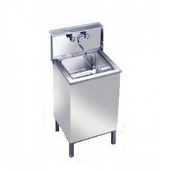 EVIER 1 POSTE 45x55cm - AVEC POMPE