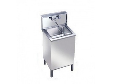 EVIER 1 POSTE 45x55cm - AVEC POMPE