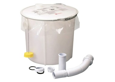 BAC DE DECANTATION SOUS EVIER ø340 X H320 - 14 litres