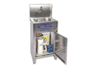 EVIER 1 POSTE TOUT INOX AVEC SYSTEME DE FILTRATION ELDORADO