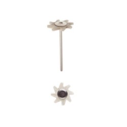 BROS/TIGE CHEVRE BLANCHE ETOILE POINTUE 22MM - GEZA HATHO