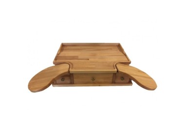 MINI ETABLI D'HORLOGER AVEC TIROIRS ET ACCOUDOIRS